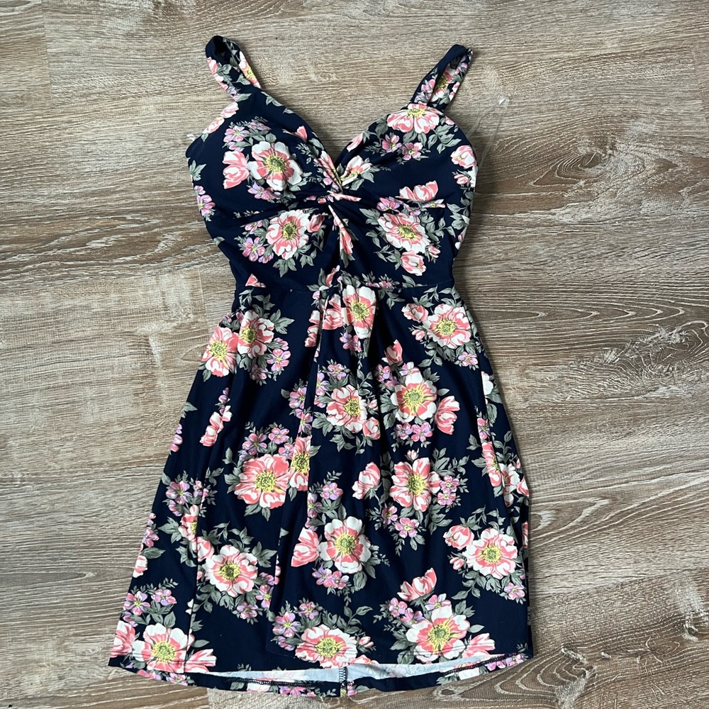 Beautiful blue flower dress